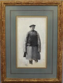 Appraisal: Malcolm Fraser - The Explorer Gouache Signed upper left Sight