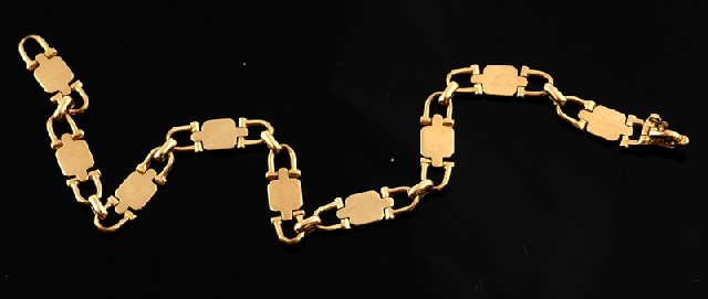 Appraisal: A gold bracelet by Cartier The ct gold fancy link