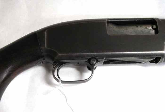 Appraisal: WINCHESTER MODEL SLIDE ACTION SHOTGUN gauge '' barrel counting ''Weaver