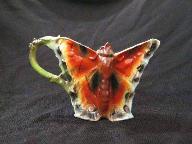 Appraisal: Royal Bayreuth Butterfly Figural Creamer excellent