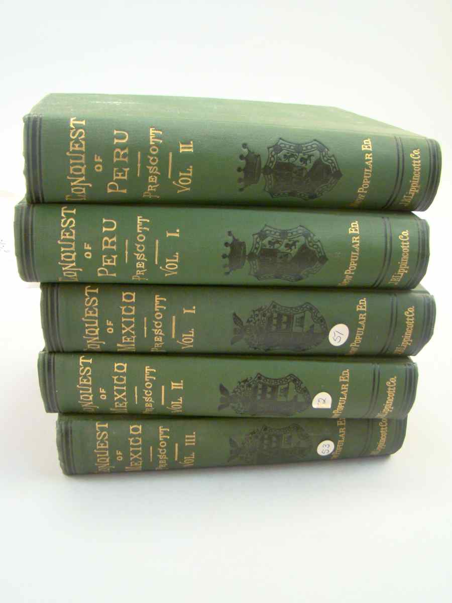 Appraisal: HISTORY Five books by W H Prescott History of the