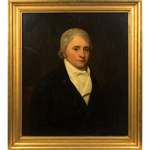 Appraisal: British School Late th CenturyPortrait of a Gentleman oil on