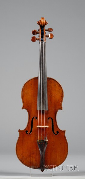 Appraisal: Violin c labeled EUSEBIO CRISTONI FECIT MODENA ANNO length of