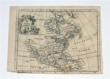 Appraisal: pieces Engraved Maps - North America Moll H erman New