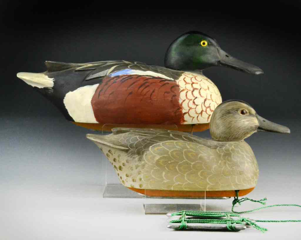 Appraisal: Woodson Roddy Duck Decoys - SignedFinely painted Green-winged Teal Hen