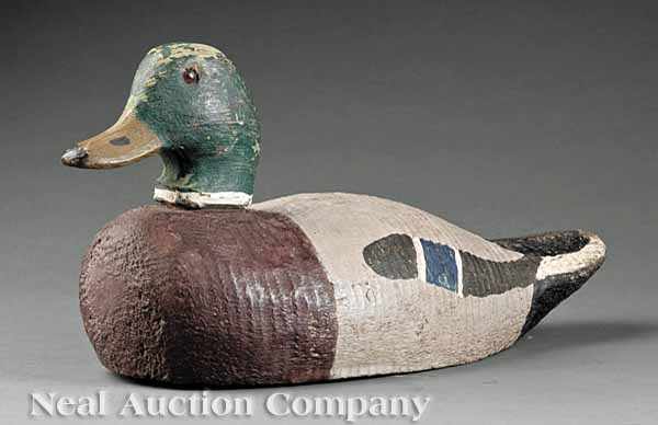 Appraisal: Decoy Mallard Drake possibly by MS Animal Trap Co Pascagoula