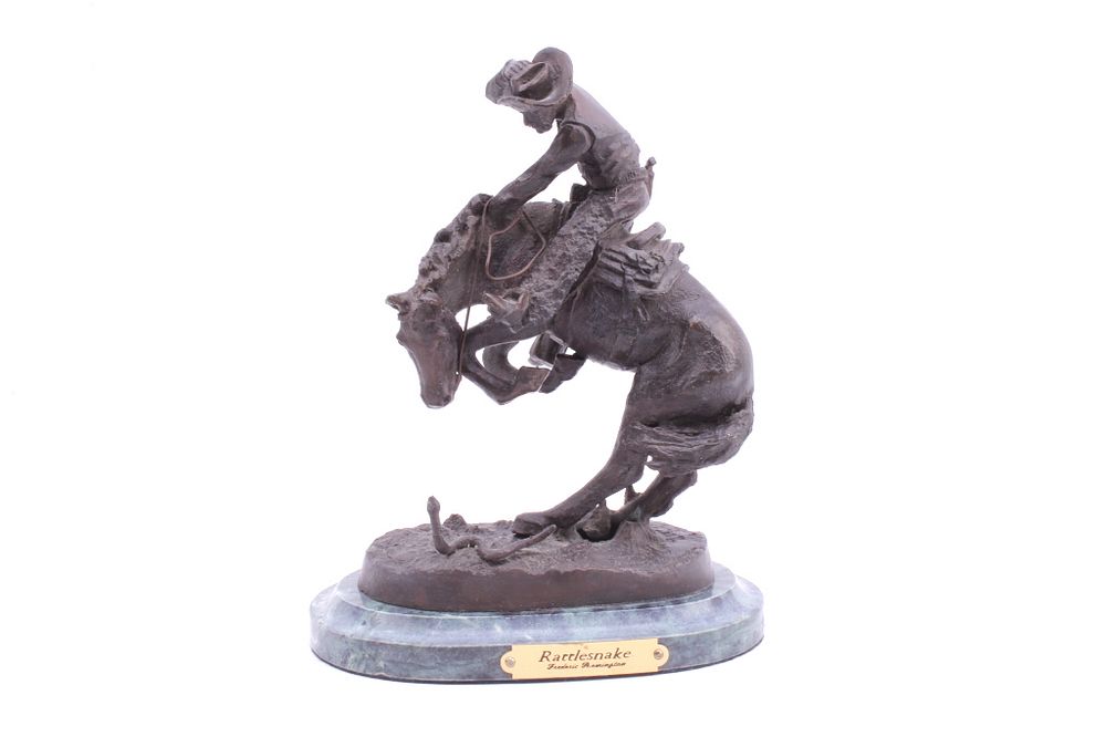 Appraisal: After Frederic Remington - Rattlesnake For your consideration is this