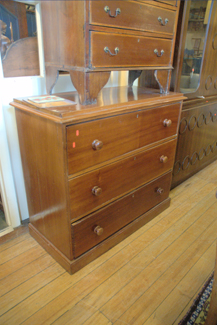 Appraisal: CEDAR THREE DRAWER CHEST