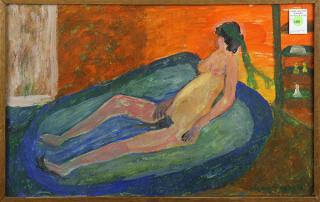 Appraisal: Painting Janet Jordan Janet Jordan American th c Female Nude