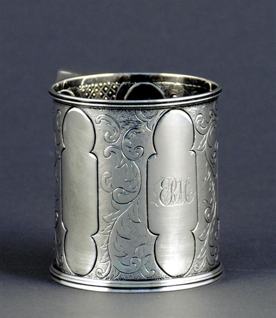 Appraisal: Southern coin silver cup Hayden Charleston South Carolina circa cylinder