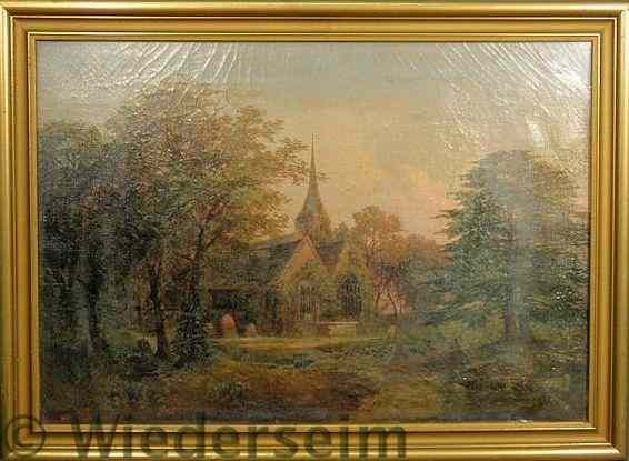 Appraisal: Stevenson A May American Pennsylvania mid th c oil on