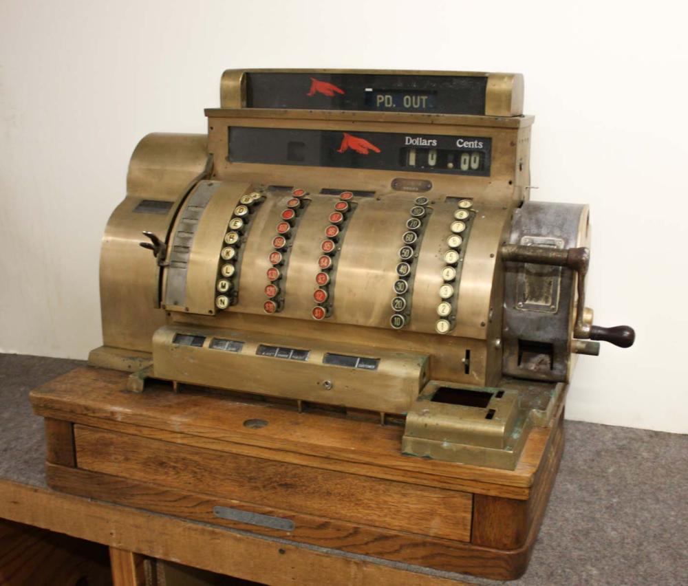 Appraisal: ANTIQUE CASH REGISTER National Cash Register Co Dayton Ohio model