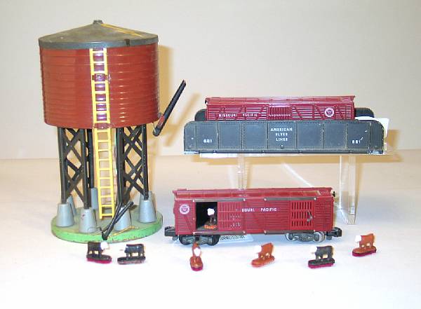 Appraisal: Accumulation of American Flyer Accessories Interesting S gauge assortment including