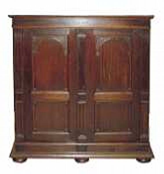 Appraisal: A Flemish Baroque style oak armoire height ft in width