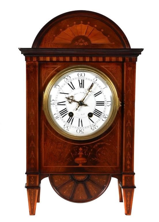 Appraisal: English Regency style French movement Mantel clock sold by retailer