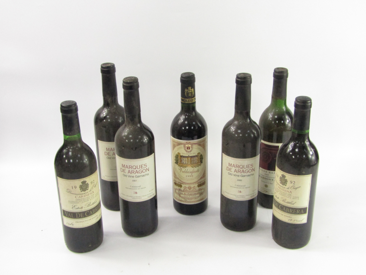 Appraisal: Seven bottles of Spanish red wine comprising two bottles of