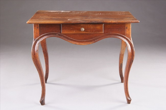 Appraisal: LOUIS XV STYLE PROVINCIAL WRITING TABLE Late th early th