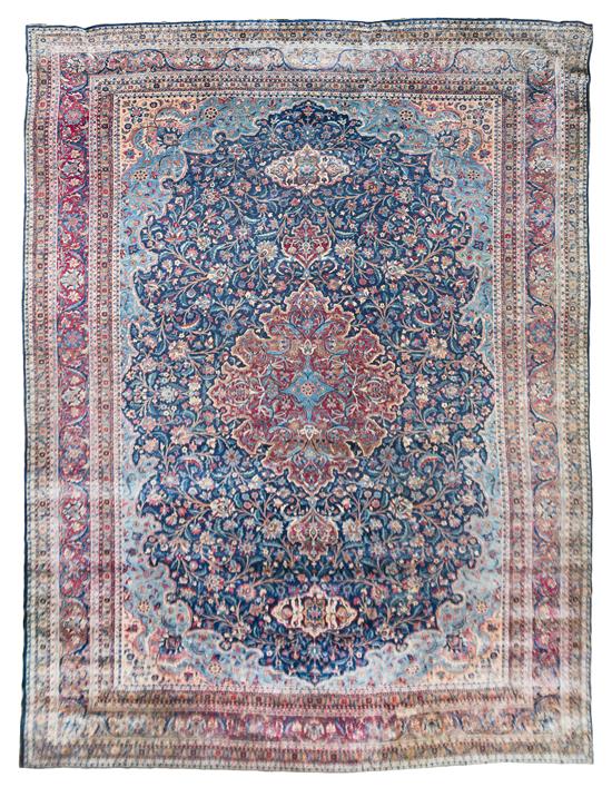 Appraisal: Sale Lot A Kerman Lavar Wool Rug th century feet