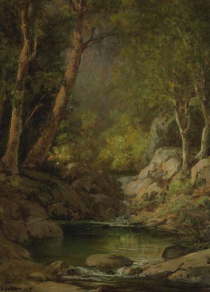 Appraisal: n a William Franklin Jackson American - Mountain Stream signed