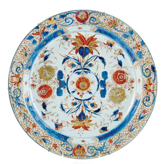 Appraisal: Chinese Export Imari charger first half th century allover underglaze-blue