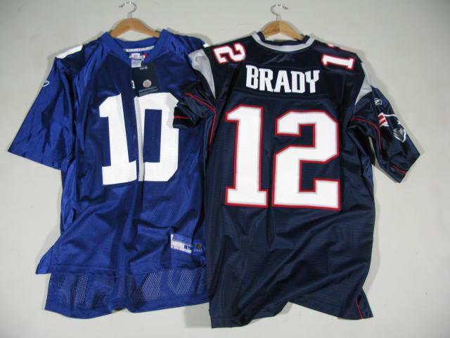 Appraisal: Two Reebok NFL Jerseys Washington Patriots Brady tags on jersey