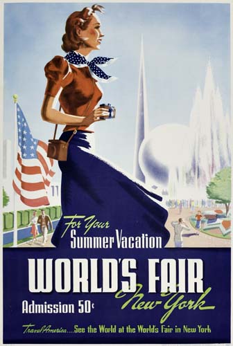 Appraisal: BOB SMITH WORLD'S FAIR NEW YORK x inches Polygraphic Company