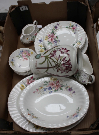 Appraisal: A collection of Royal Doulton Arcadia pattern dinnerware together with