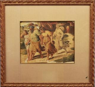 Appraisal: Giulio Romano Italy - Watercolor of the Biblical story of