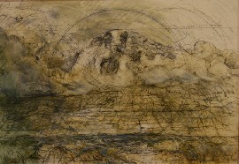 Appraisal: Georgie Papageorge born Kilimanjaro circa mixed media on paper on