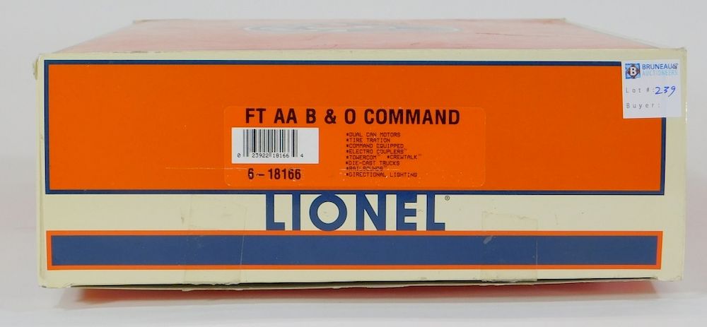 Appraisal: Lionel FT AA B Command Electric O Gauge Train United