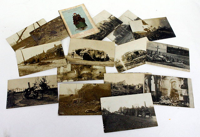 Appraisal: A SMALL COLLECTION OF GERMAN WORLD WAR ONE POSTCARDS including