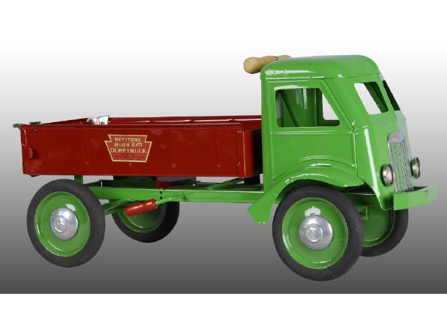 Appraisal: Pressed Steel Keystone Ride 'em Dump Truck Toy Description Circa