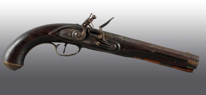 Appraisal: Kentucky Pistol Description This walnut stocked Kentucky pistol is stamped