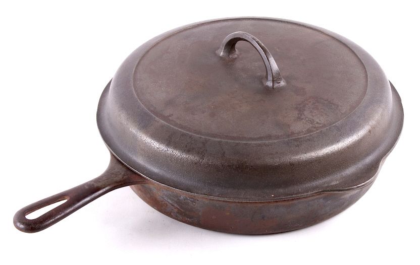 Appraisal: Large No Griswold Saute Pan With Lid For your bidding