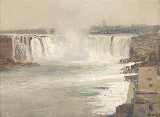 Appraisal: Frederick Judd Waugh New Jersey Massachusetts - VIEW OF NIAGARA