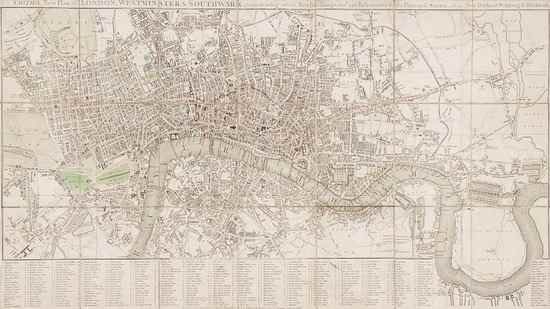 Appraisal: Smith Charles Smith's New Plan of London Westminster Southwark comprehending