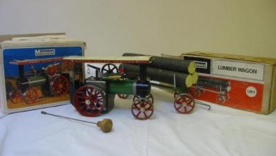 Appraisal: A Mamod T E a traction engine and a L