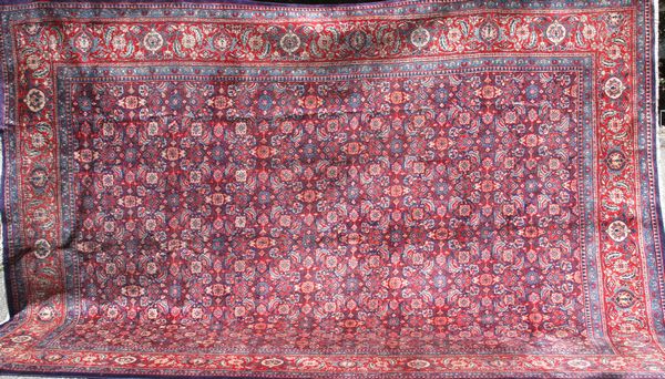 Appraisal: Semi-antique Oriental rug ' x ' Good condition EST