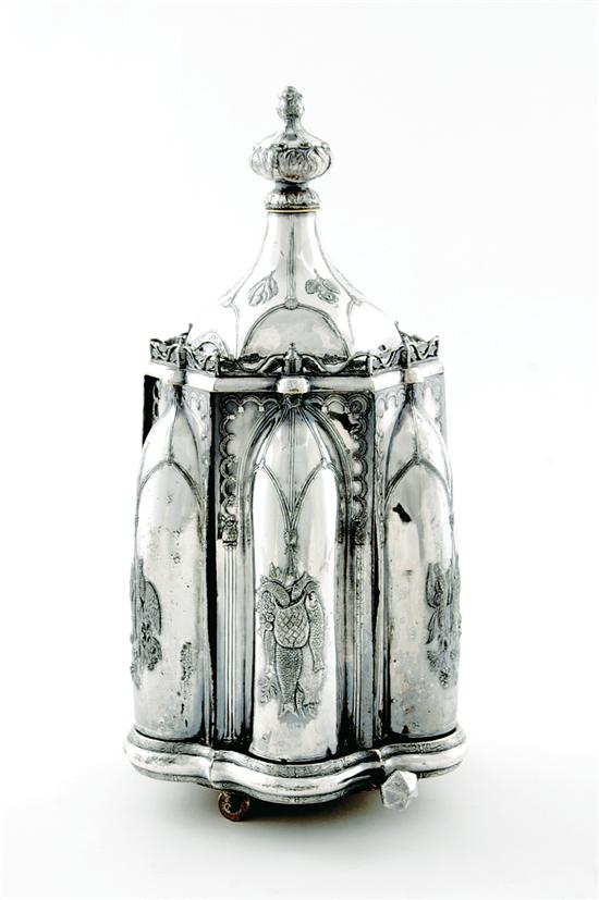 Appraisal: Rare American silverplate 'Magic Castor' by Gleason Sons Dorchester Massachusetts