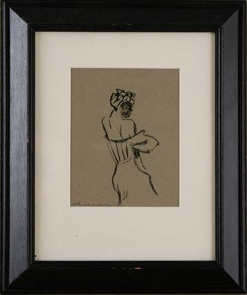 Appraisal: ATTRIBUTED TO MAN RAY PORTRAIT OF A STANDING FEMALE FIGURE