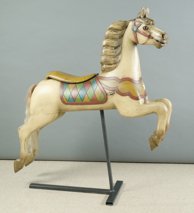 Appraisal: ANTIQUE CAROUSEL HORSE Armitage Herschell Co c - a country