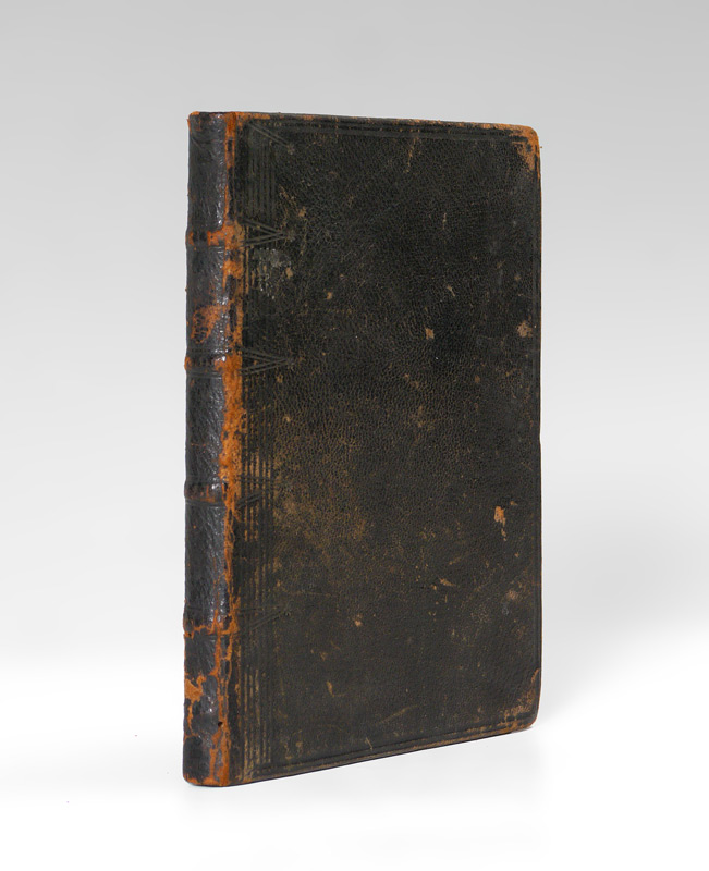 Appraisal: LEATHER BOUND BOOK OF TH CENTURY RELIGIOUS ENGRAVINGS engravings by