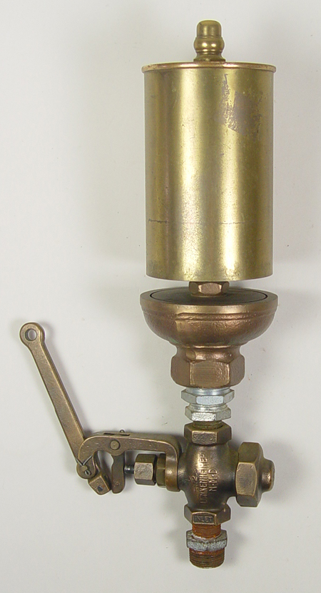 Appraisal: Brass Bronze Steam Whistle Single note whistle Signed on valve