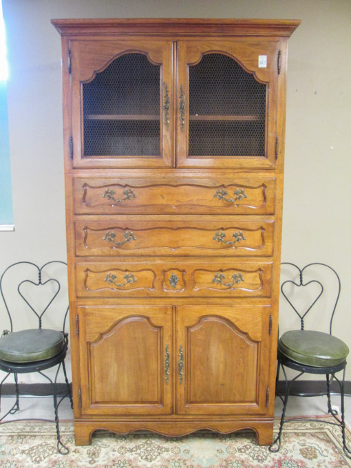 Appraisal: PROVINCIAL STYLE DINING ROOM CABINET Milling Road Furniture by Grand