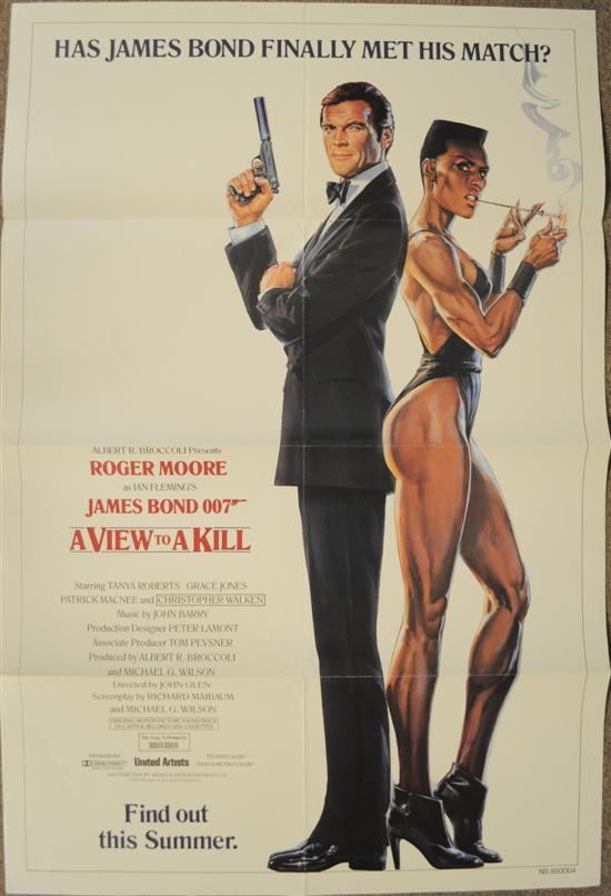 Appraisal: The Man With the Golden Gun poster Sheet US folded