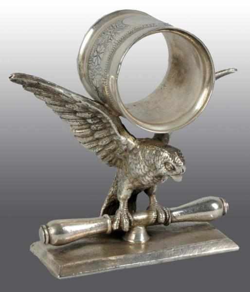 Appraisal: Eagle Knife Rest Napkin Ring Condition Excellent Size T