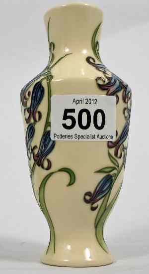 Appraisal: Moorcroft Vase decorated with Bluebells on Cream dated height cm