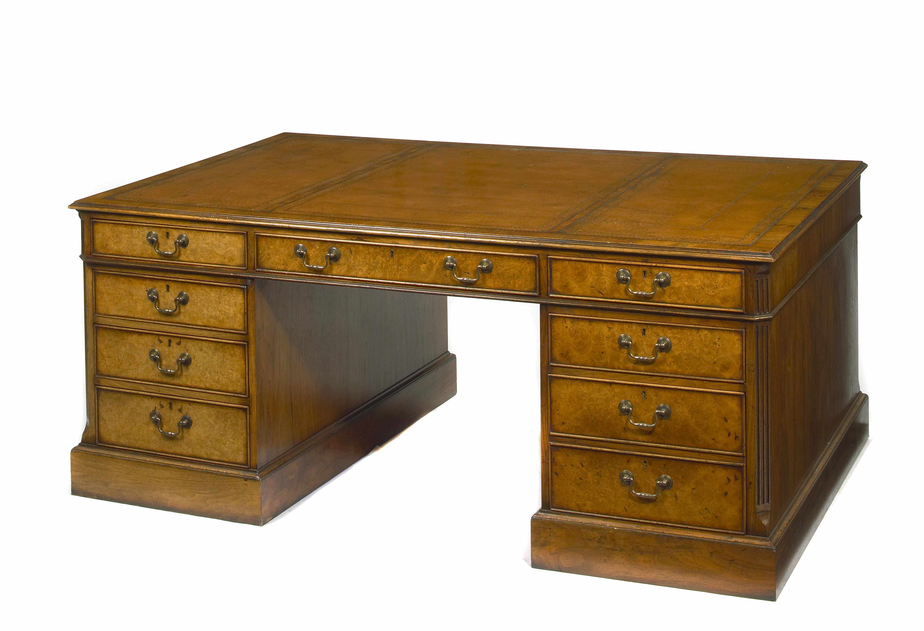 Appraisal: Property of various owners A George III style walnut partners