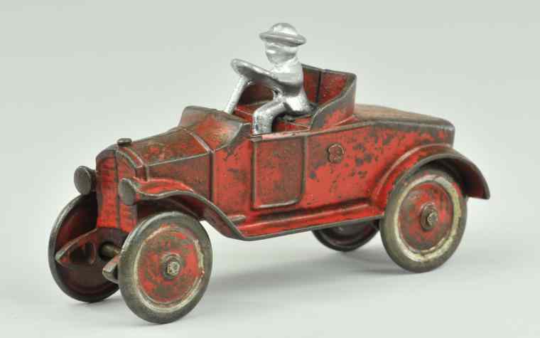 Appraisal: KENTON AUTO ROADSTER Cast iron painted in red overall open