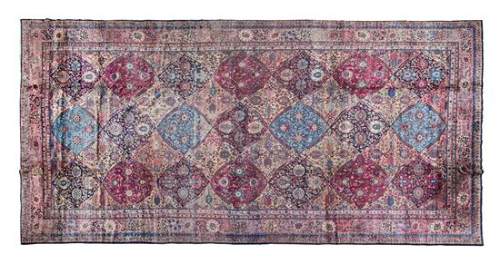 Appraisal: Sale Lot A Kirman Wool Carpet southeast persia circa s